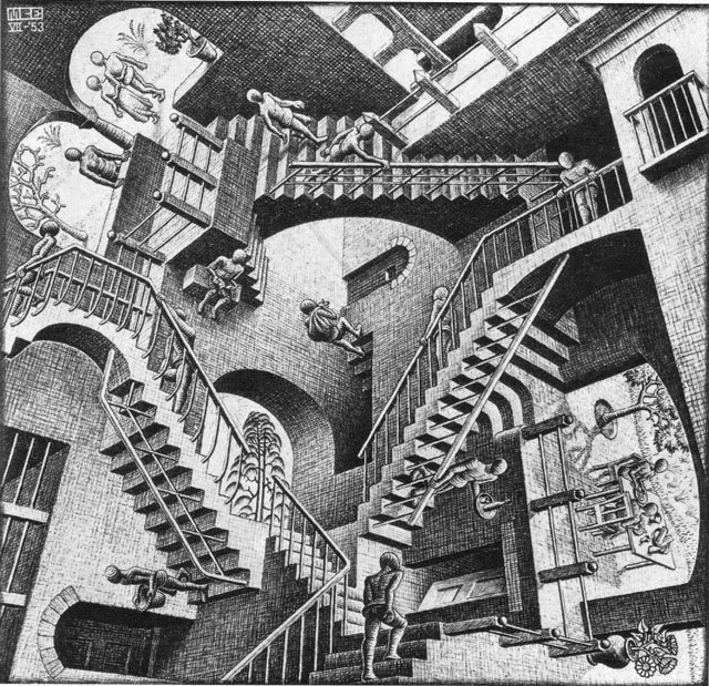 Maurits Escher, Relatività, 1953