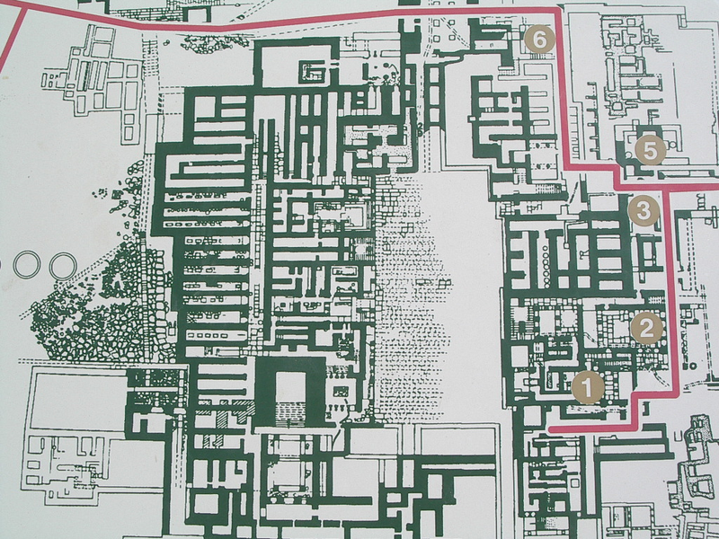 Pianta Palazzo di Cnosso