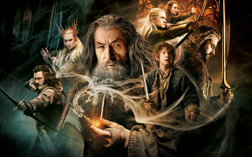 Alcuni dei personaggi de Lo Hobbit di P. Jackson